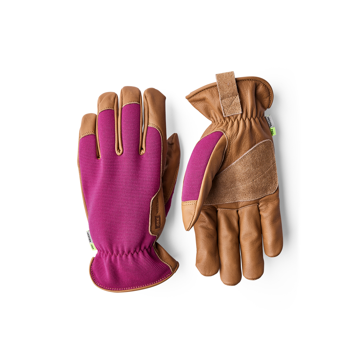 Hestra Sierra Tan glove in Cerise – front view